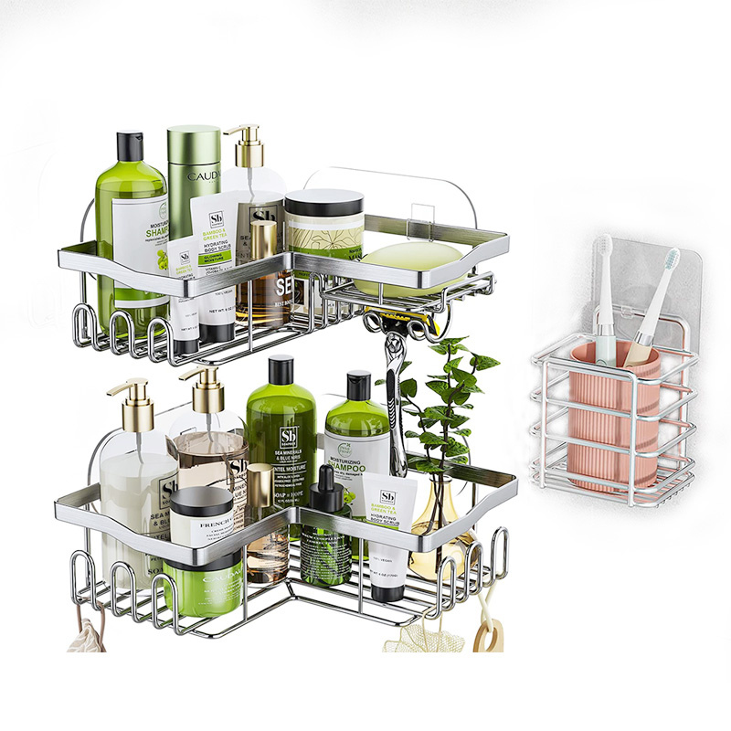 Factory Direct Supplier Home Decorate Yiwu Baby Safety Self Adhesive Hardware Fittings Toilet Suction Bathroom Aluminium Accessories