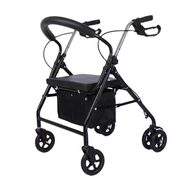 Rehabilitation Therapy Multi-function Rollator Walker Wheelchair for The Elderly