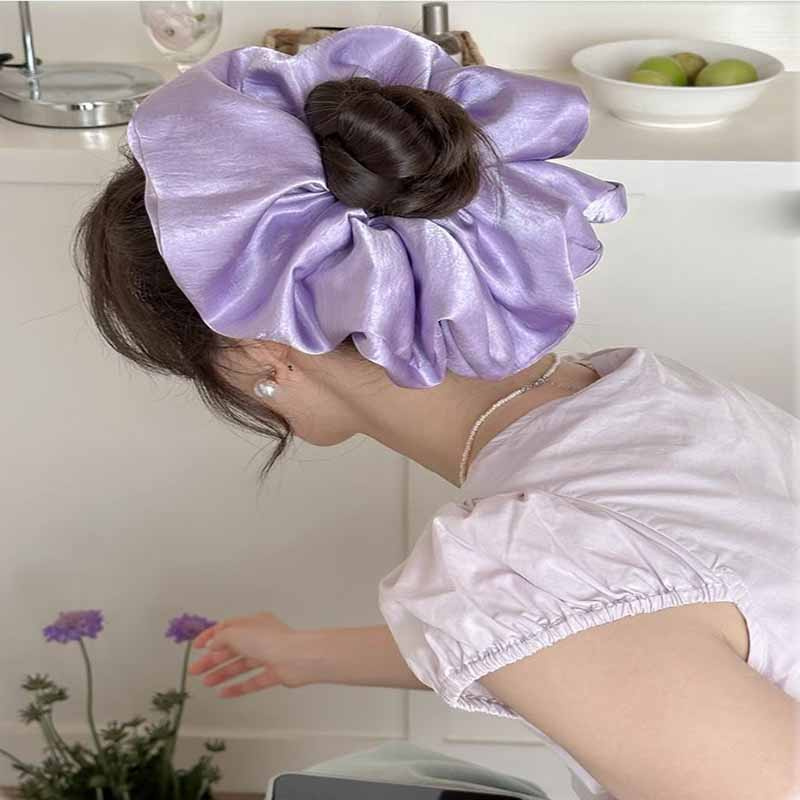 Oversized Romantic Silk Scrunchies
