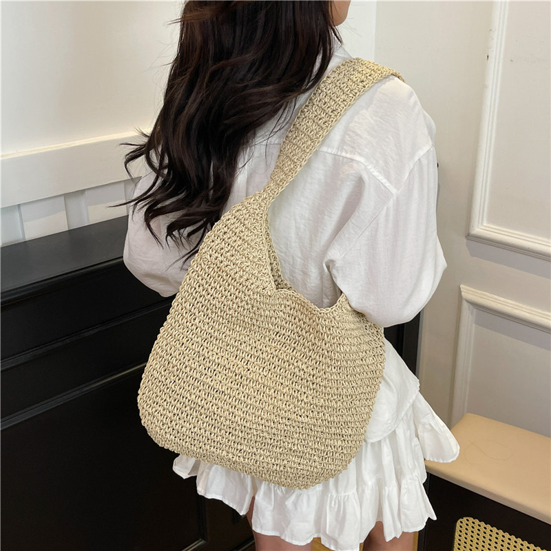 China Hot Sell Crossbody Bag Summer Beach Women Tote Straw Bag