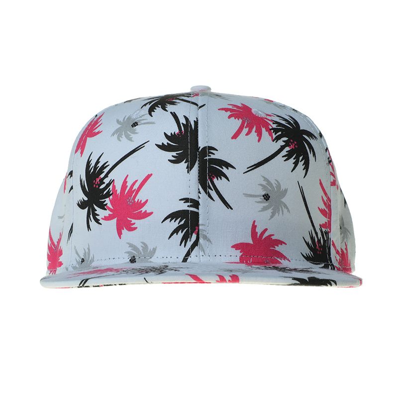 Manufacturer Hawaiian Floral Pattern Fabric Snapback Caps Sports Hats