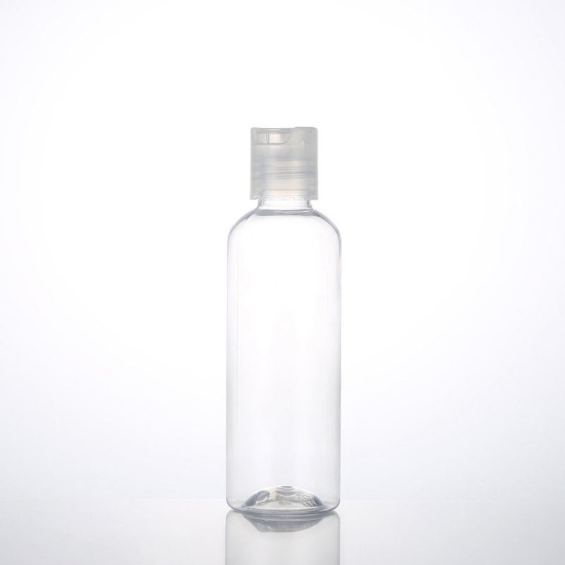 100ml Plastic Pet Spray Bottles with Mist Pumps Flip Top Cap and Disc Cap for Alcohol