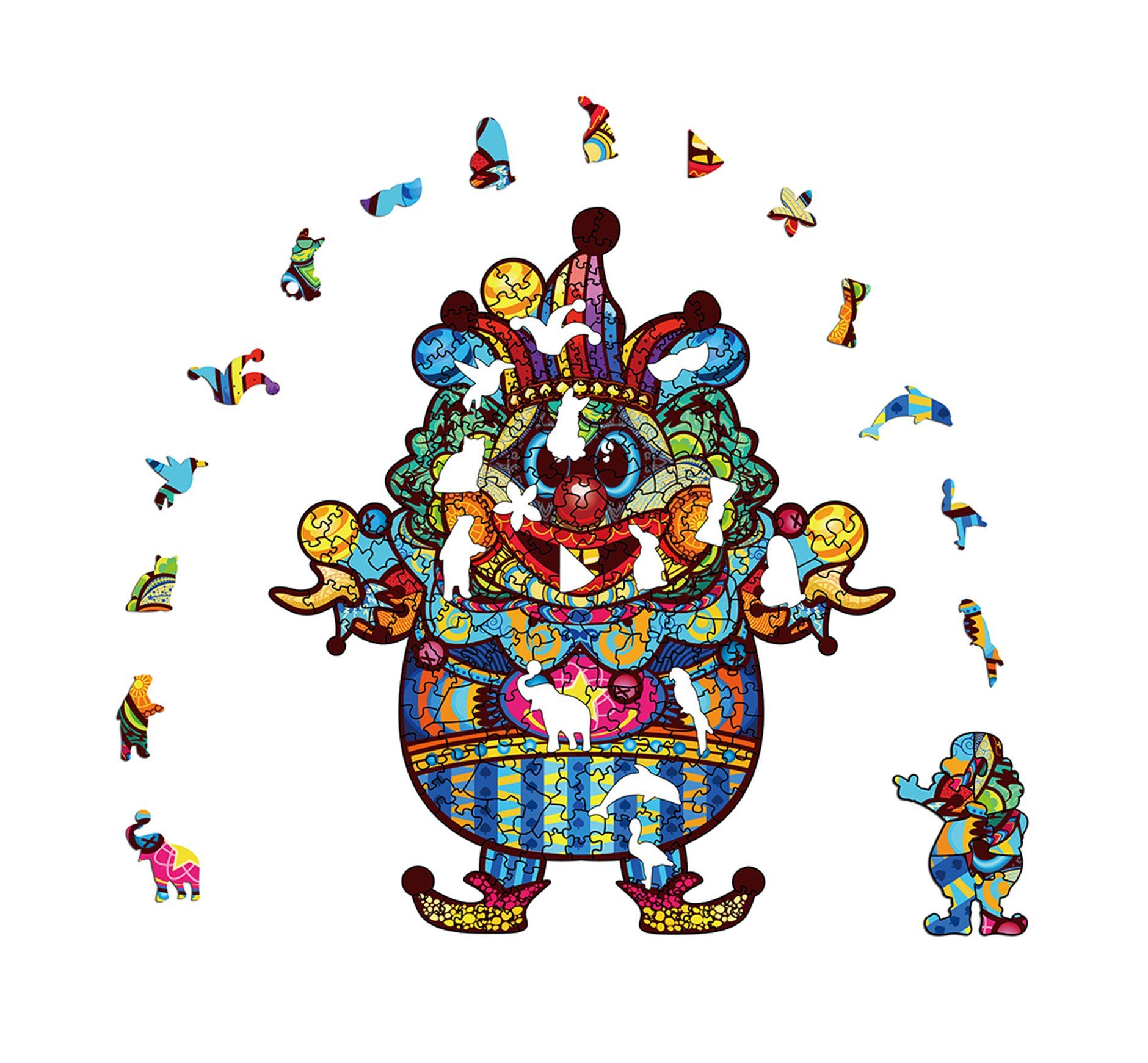 Chinese Christmas Gifts Wooden Jigsaw Games Puzzle