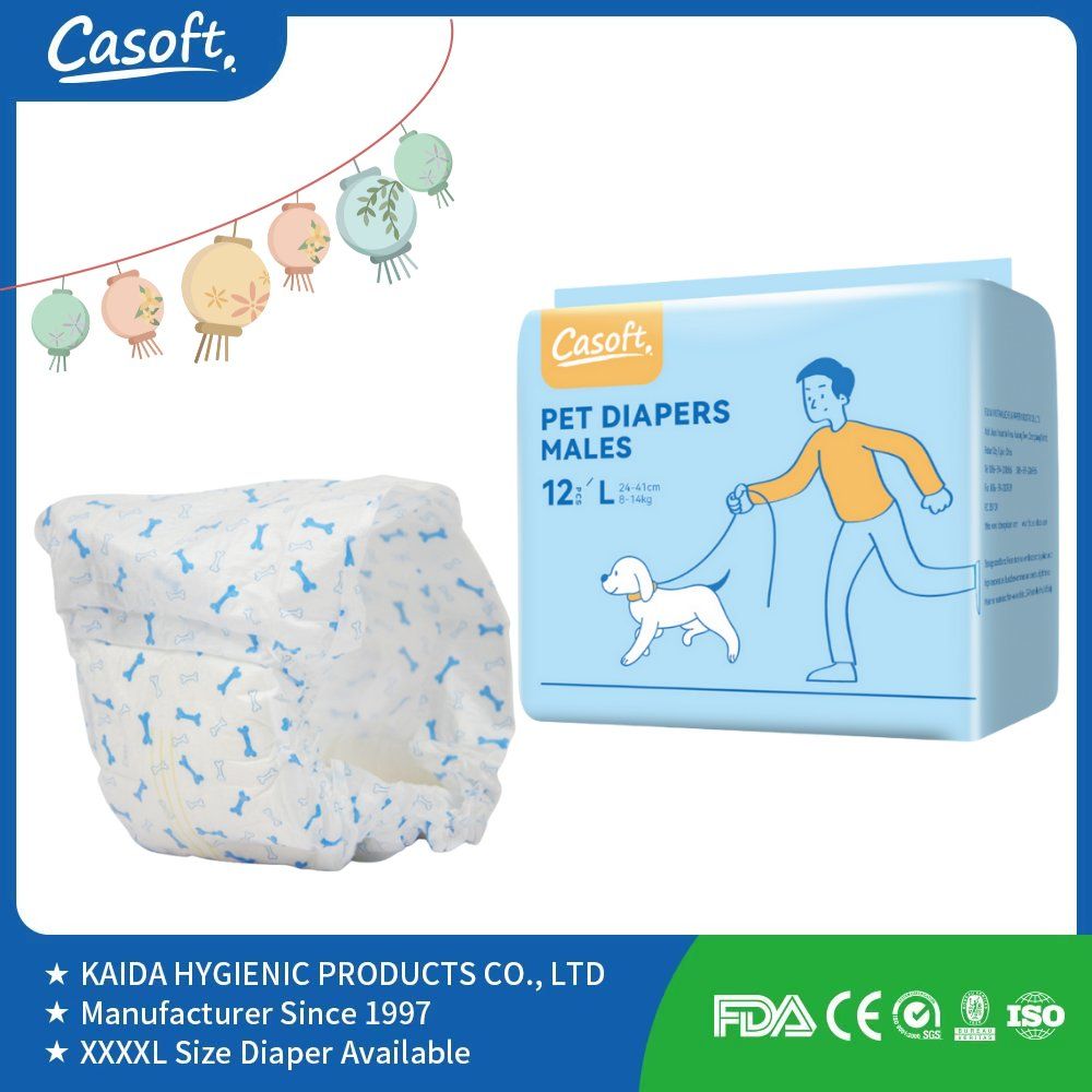 Casoft Male Dog Pet Supplier Diaper Comfortable Eco-Friendly Wholesale Japan