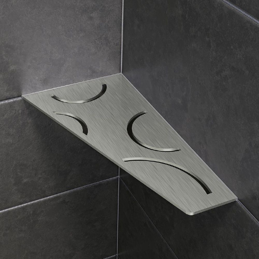 Factory Bathroom Accessories Shower Rack Without Drilling Stainless Steel Corner Shelf