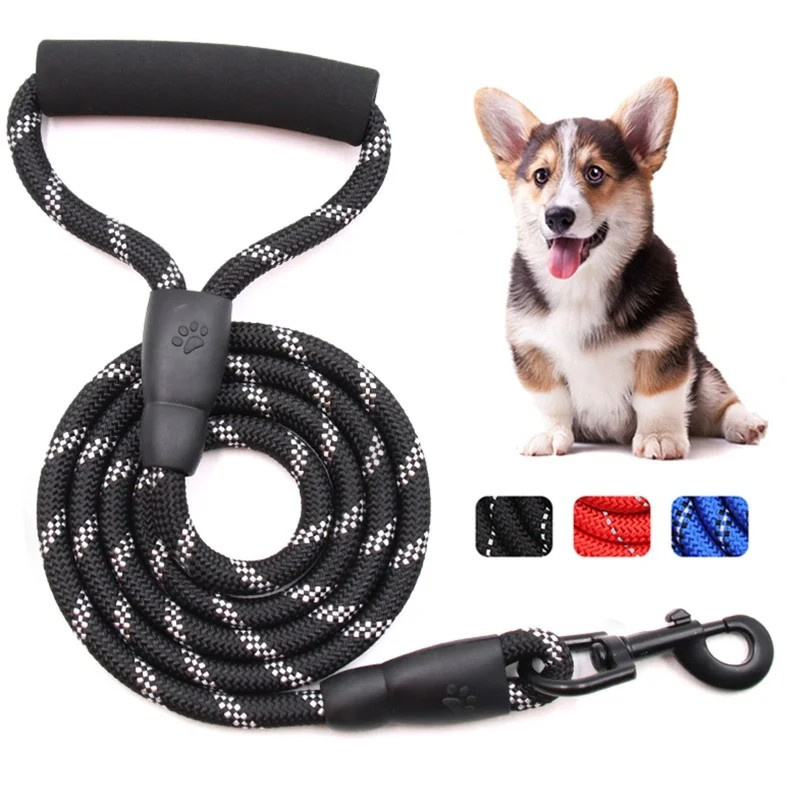 Pet Leash Supplies 150cm Strong Dog Leash Pet Leashes Reflective Leash for Big Small Medium Large Dog