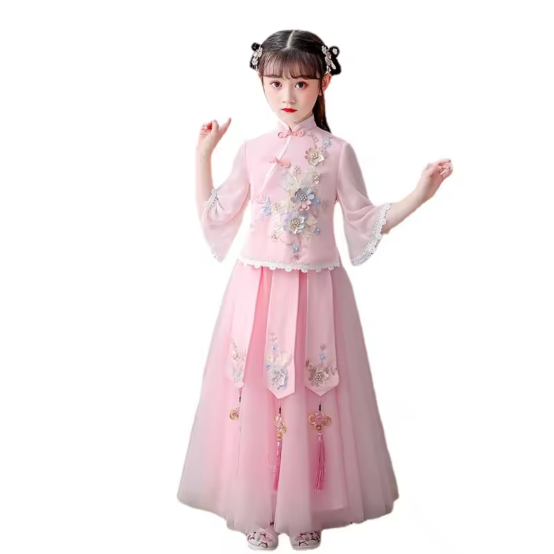 Girl Hanfu Mujer Dress Ancient Chino Style Oem Chinese Traditional Kid Costume Hanfu For Girls