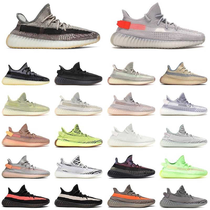 2021 1: 1 Original Latest Designer Kanye West Sports Yeezy 350V2 Women Shoes Fashion Casual Sneakers with Logo Boxes