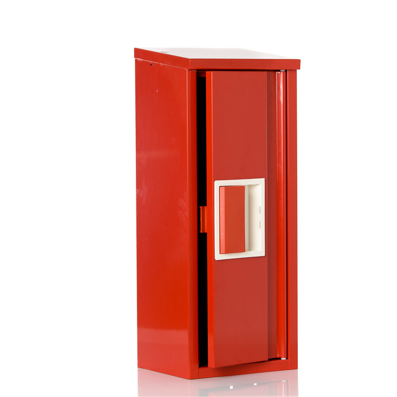 Steel Fire Exgintuisher Box with Plastic Handle
