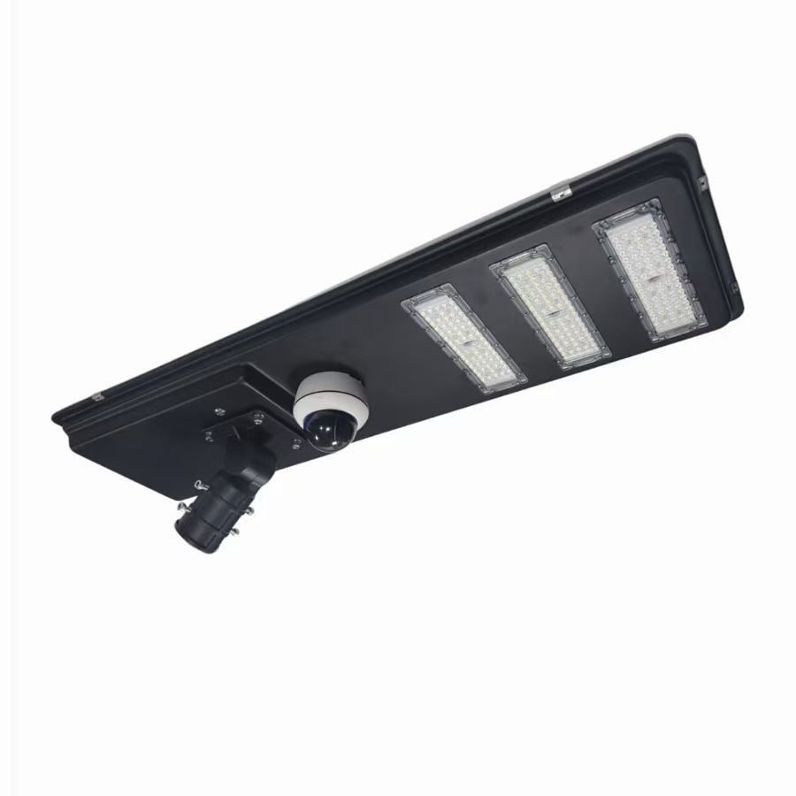 120W All in One Integrated LED Road Solar Light Panel Lithium Battery