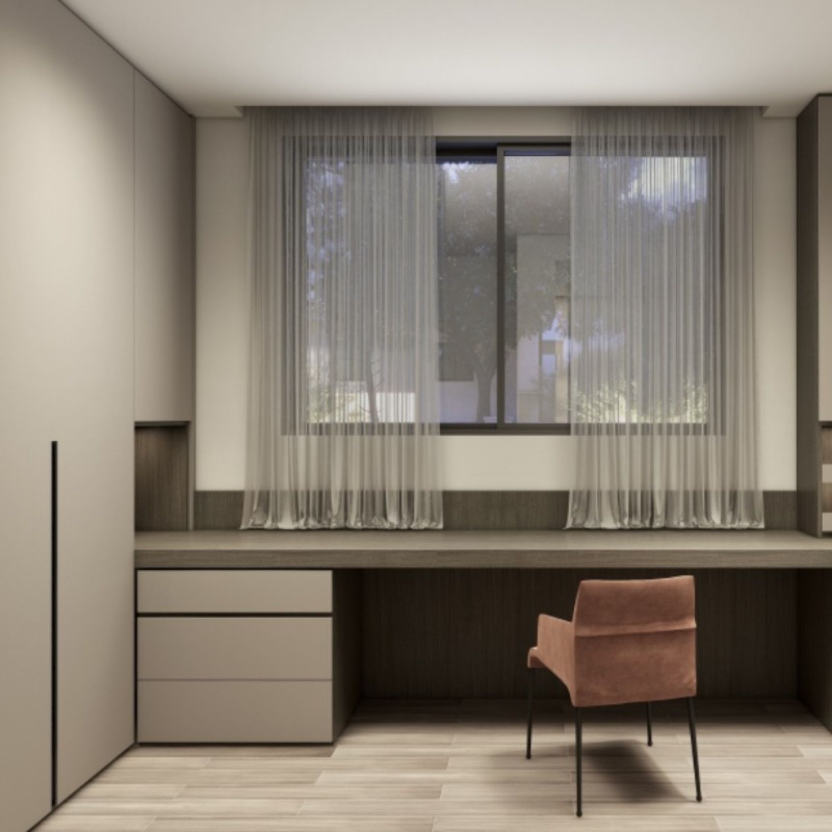 Stylish Wooden Wardrobe Closet for Contemporary Home Decor