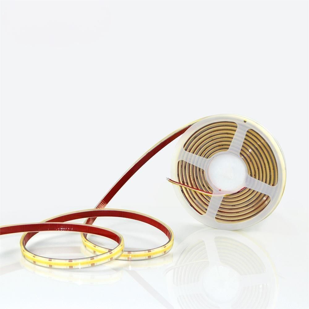 Wholesale Professional Lighting Tape COB LED Strip Roll to Roll 3000K-6000K 24V DC 10mm 420LEDs COB LED Strip Lights for Home Tira Cinta COB