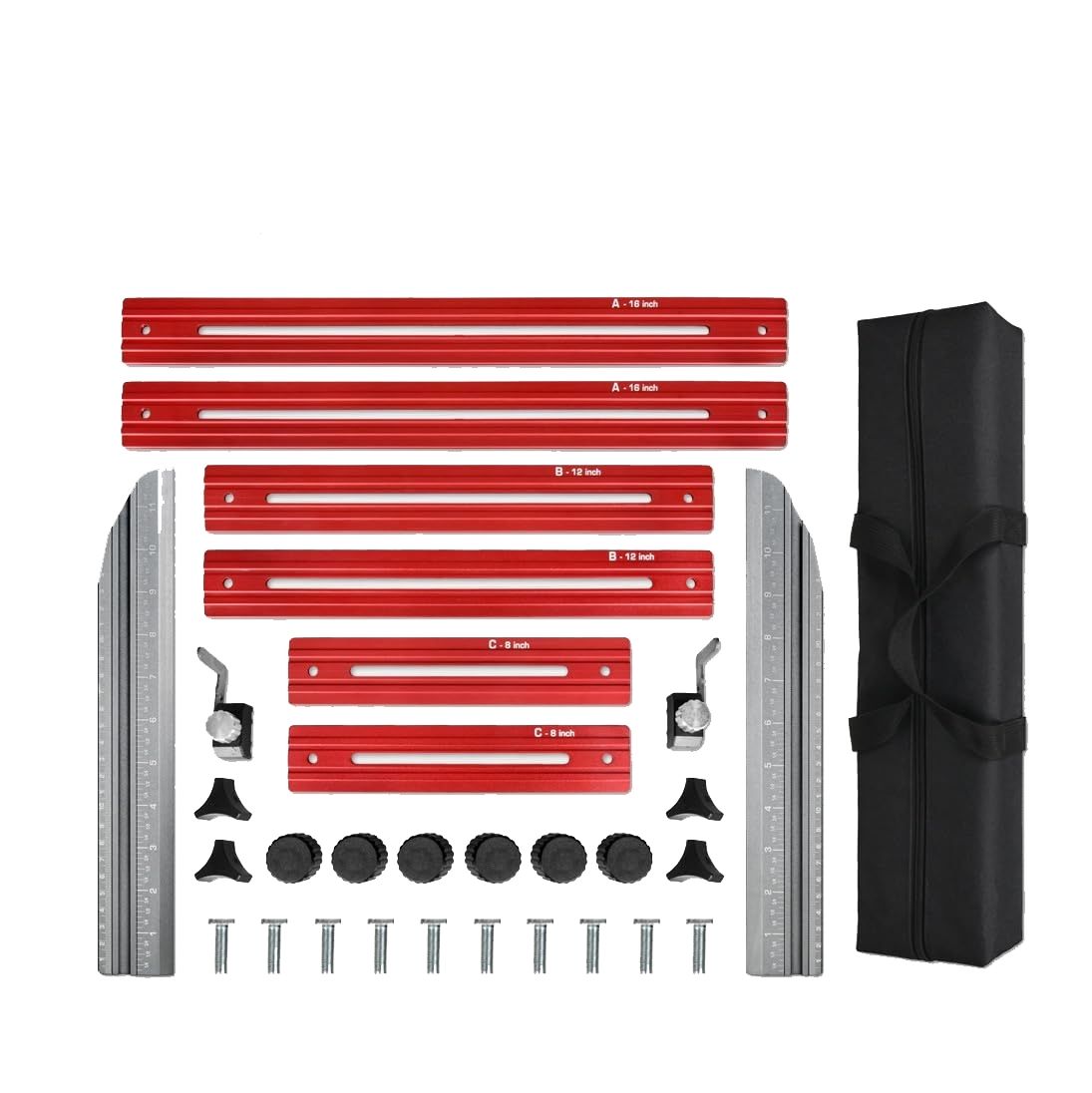 Precise Stair Tread Template Tool Stair Gauge Measuring Tool Set Length Adjustable Stair Scribe Tool
