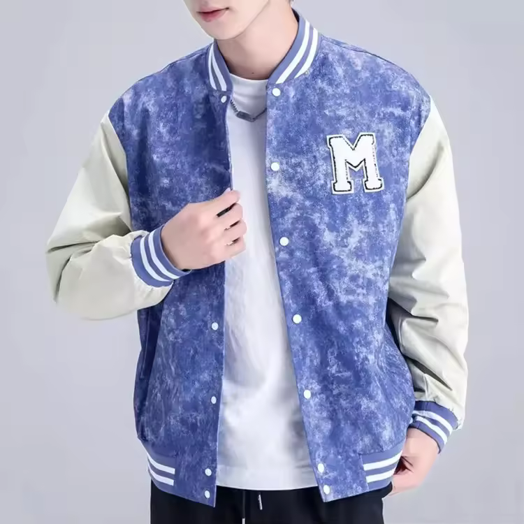 Men s Stylish Varsity Jacket Athletic