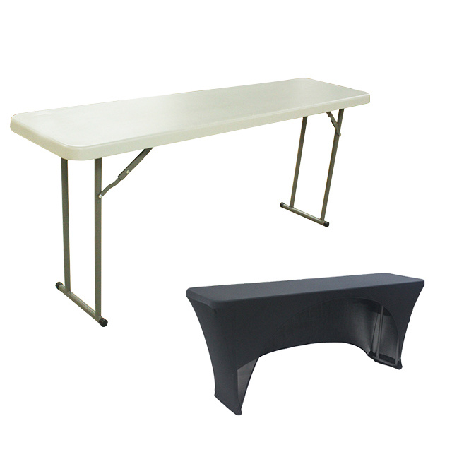 Fast Delivery 183 Cm White Plastic Office Folding Seminar Table
