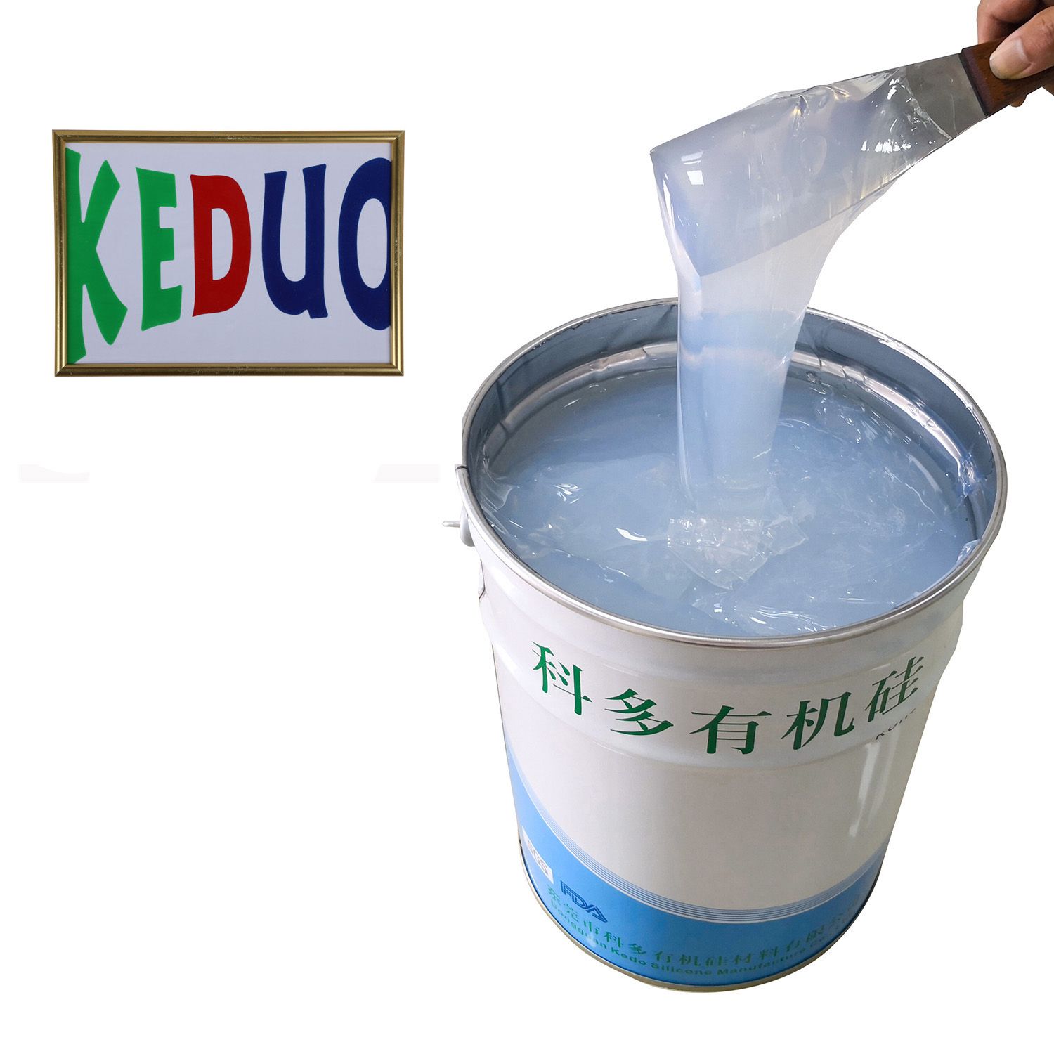 Fabric Screen Printing Liquid Silicone Round Gel (KD-SY1002 / Natural Surface Dry)