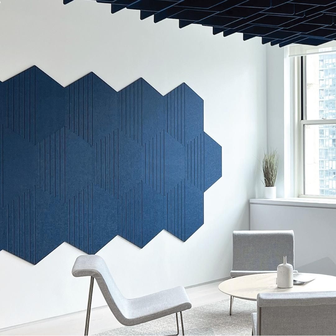 Polyester Fiber PET Felt Acoustic Wall Panel Sheets for Noise Absorption