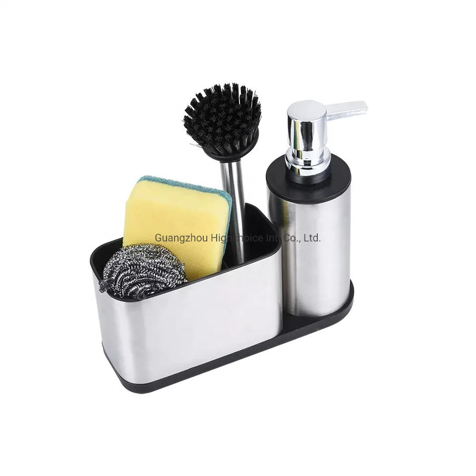Stainless Steel Sponger Holder Kitchen Sink Caddy Organizer
