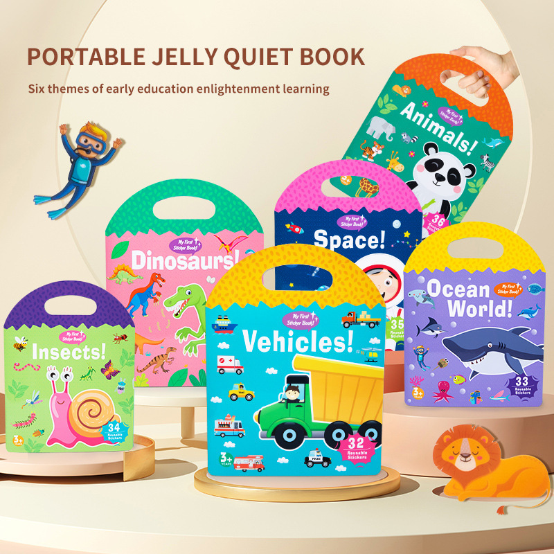 Jelly Moveable Bookl Children Sticker