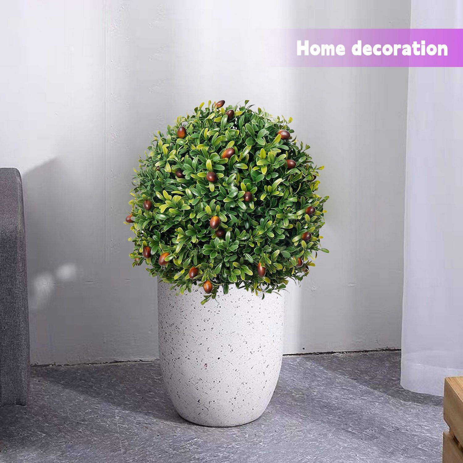 Fake Olive Tree Ground Stake Outdoor Decorative Plant