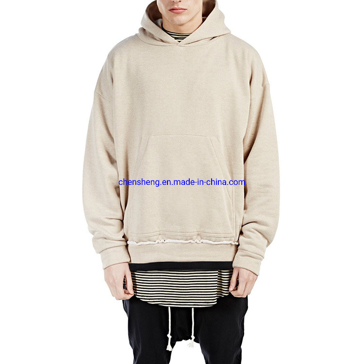 Men's Oversized Winter Shirt 500GSM Dropped Shoulder Hoodie French Terry