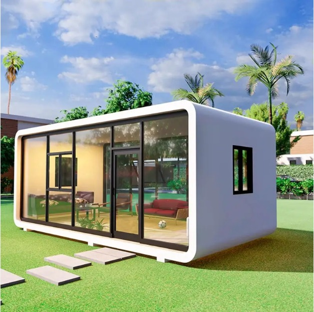 Modern Popular Prefabricated Apple Cabin Home 20FT 30FT 40FT Tiny House Ready to Ship
