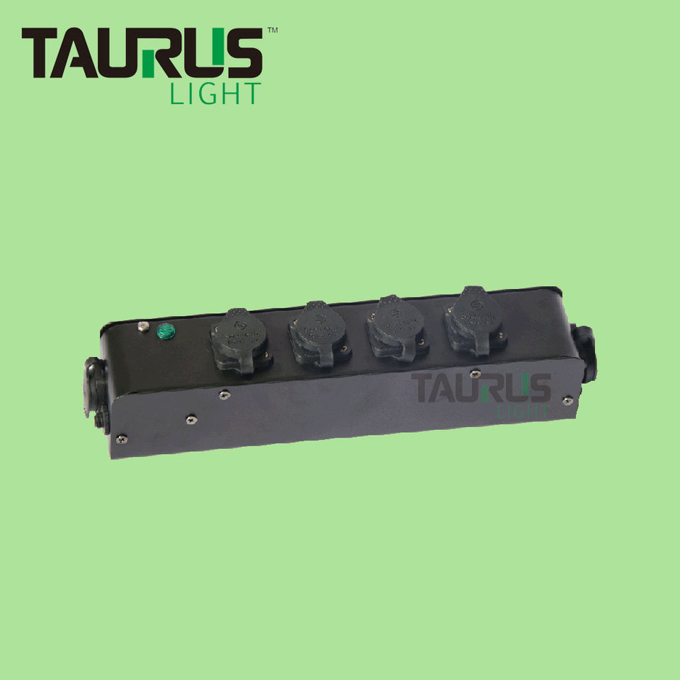 Poweron True Box Waterproof Equipment 230V With Powercon Inlet and Outlet Box for Stage Lighting