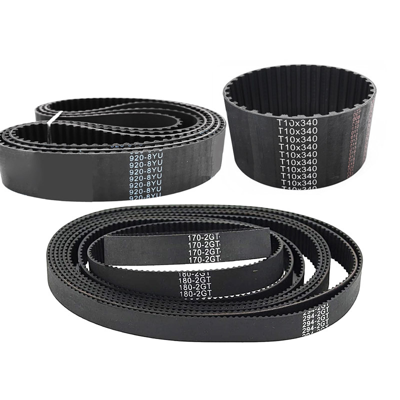 High Quality 1.5gt 2gt 3gt 5gt 8yu T2.5 T5 T10 T20 3m 5m 8m Industrial Power Transmission Toothed Drive Belts Synchronous Belt Endless Rubber Timing Belt