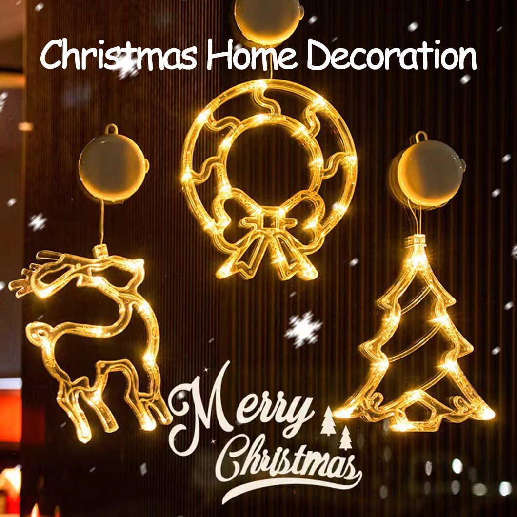 Christmas LED Home Window Decorations Crafts Suppliers Christmas Atmosphere Decoration
