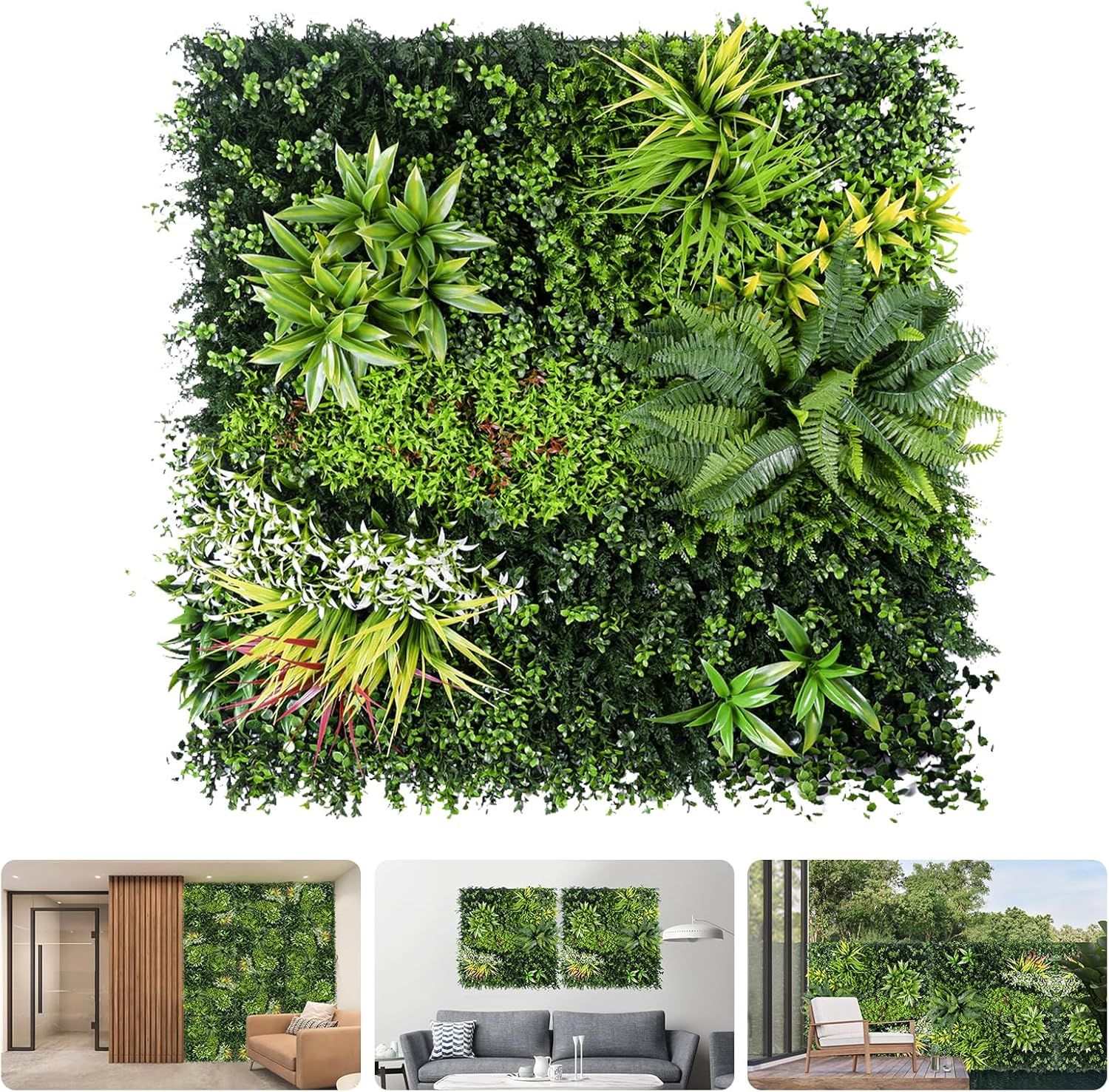Decorative Artificial Plant Green Wall Wholesale Cheap Price Anti UV Synthetic Grass Plant for Home Outdoor Decoration
