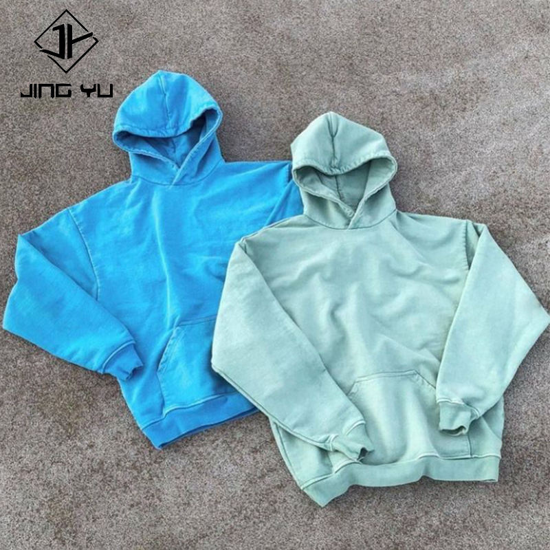 Oversized Pullover French Terry 100% Cotton Baggy Men Blank Hoodie