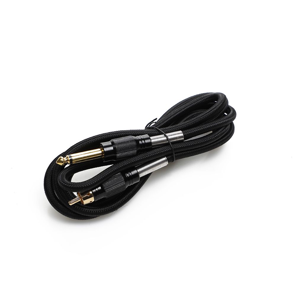 Factory Price Tattoo Accessory RCA Cable 1.8 M 120g Black, Red, Purple, Blue Tattoo Clip Cord Thick Cable