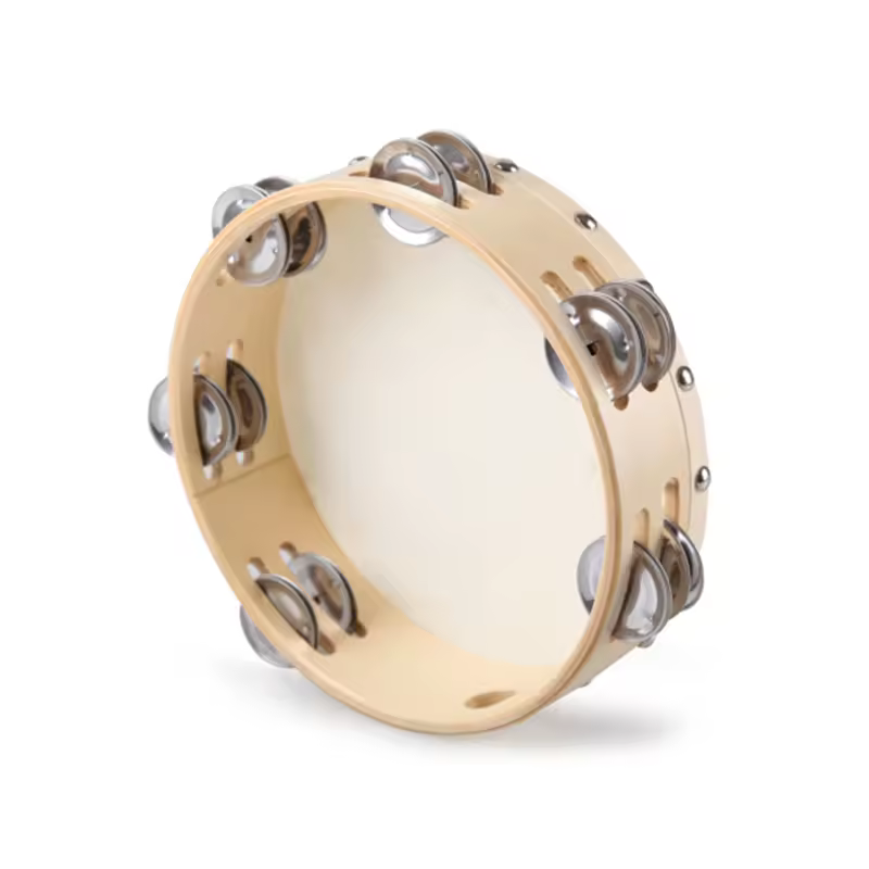 100% High Quality Mid Weight Hand Made Tambourine | Low Price Tambourine Cheap Tambourine Stainless Iron Bells