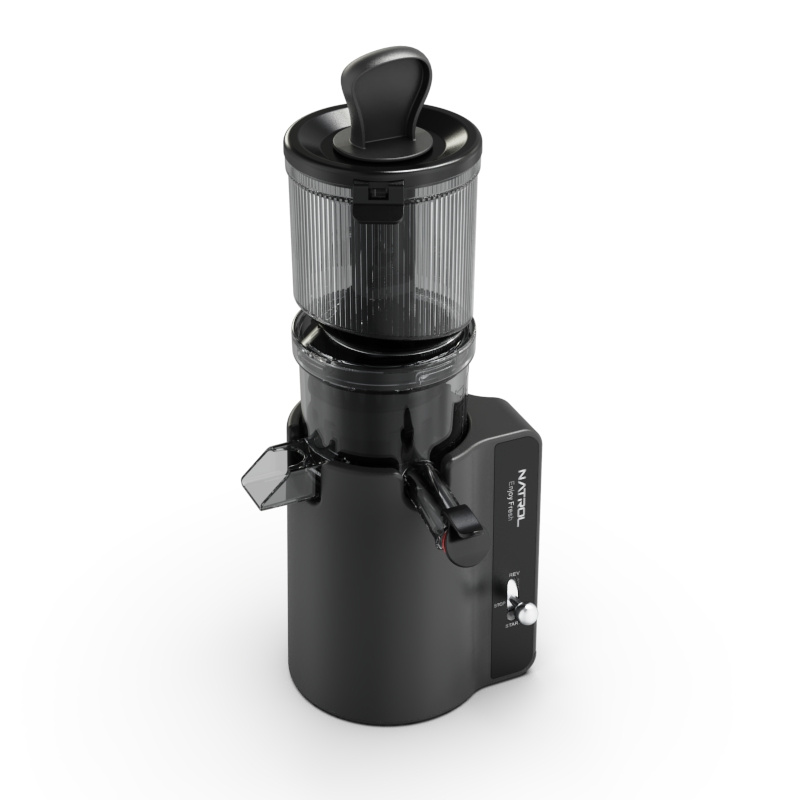 Cold Press Tech Slow Juicer 4.45 Inch Oversized Feed Chute Fits Whole Fruits and Vegetables Slow Juicer Extractor