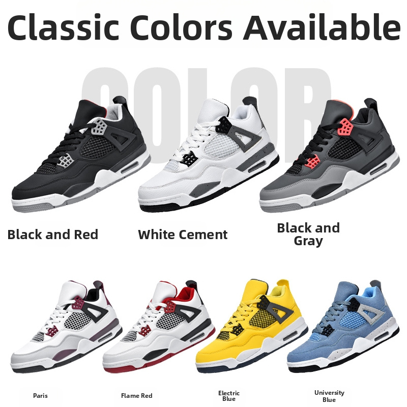 Branded Shoes Women Men Sneakers Air Sport Aj4 Basketball Running Factory in China Zapato De Marca