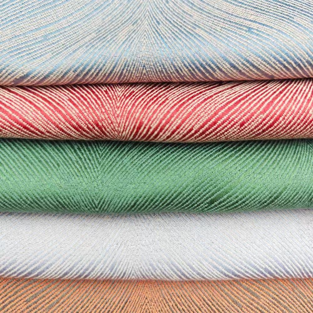 Luxury Curtain Fabric Blackout Chenille Cotton Embroidered Sheer Voile Wedding Stock Material New Pattern 2024