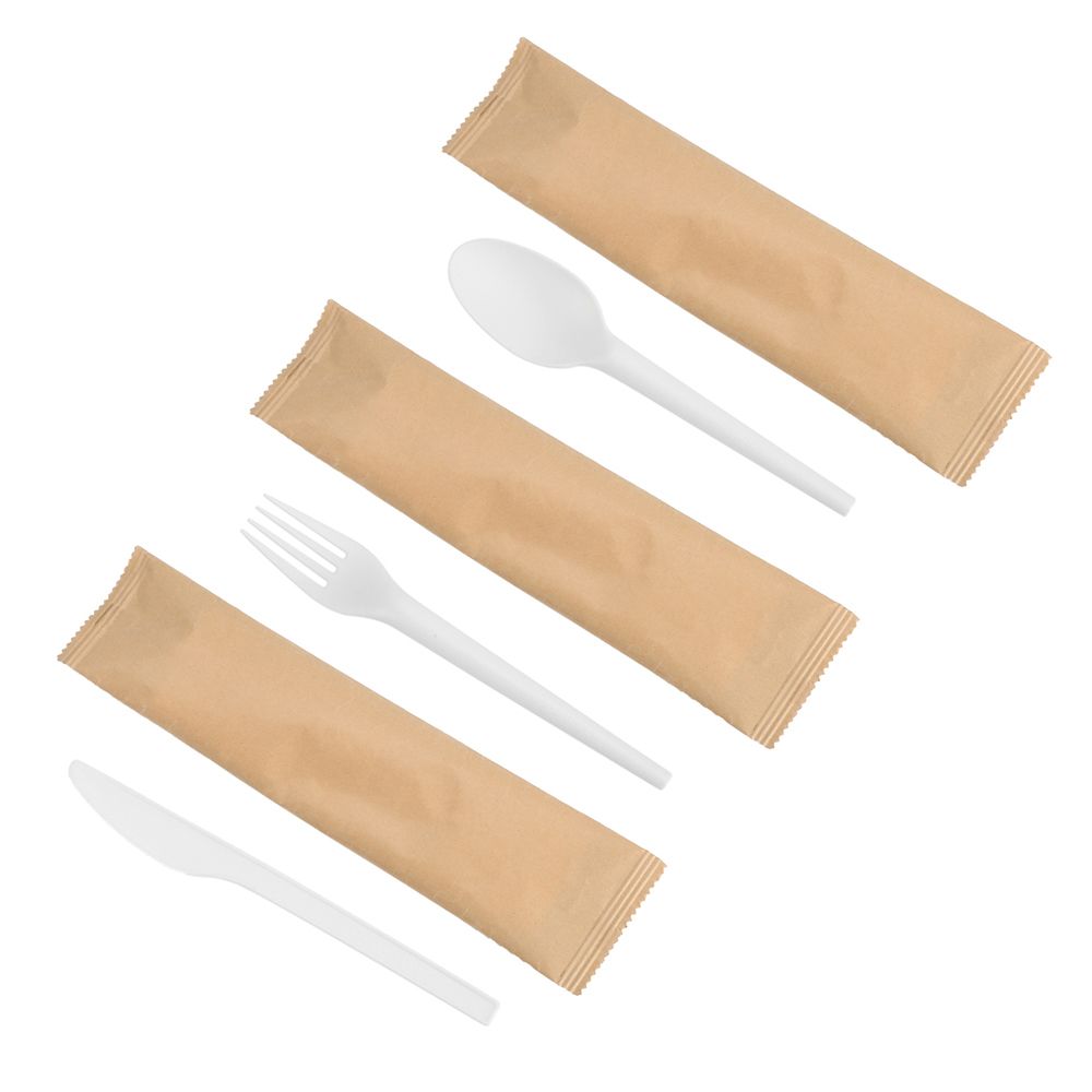 New Arrival Latest Design Biodegradable PLA Cutlery Set Cpla Cutlery