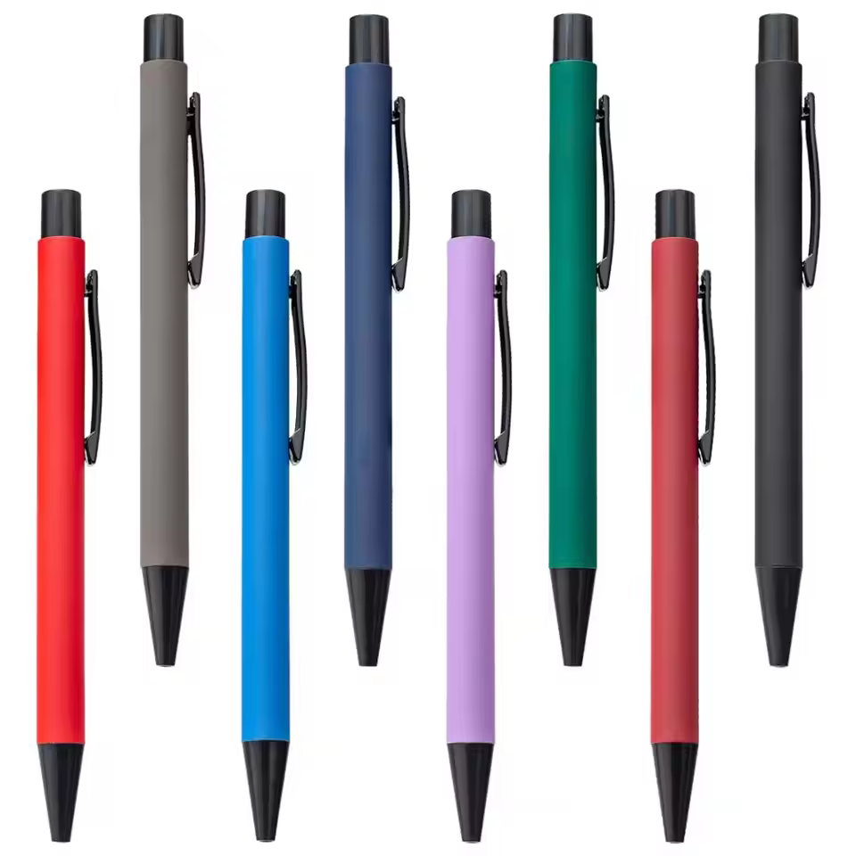 Advertising Promotional Best Price Fast Shipping Metal Click Ballpoint Pen With Customized Logo