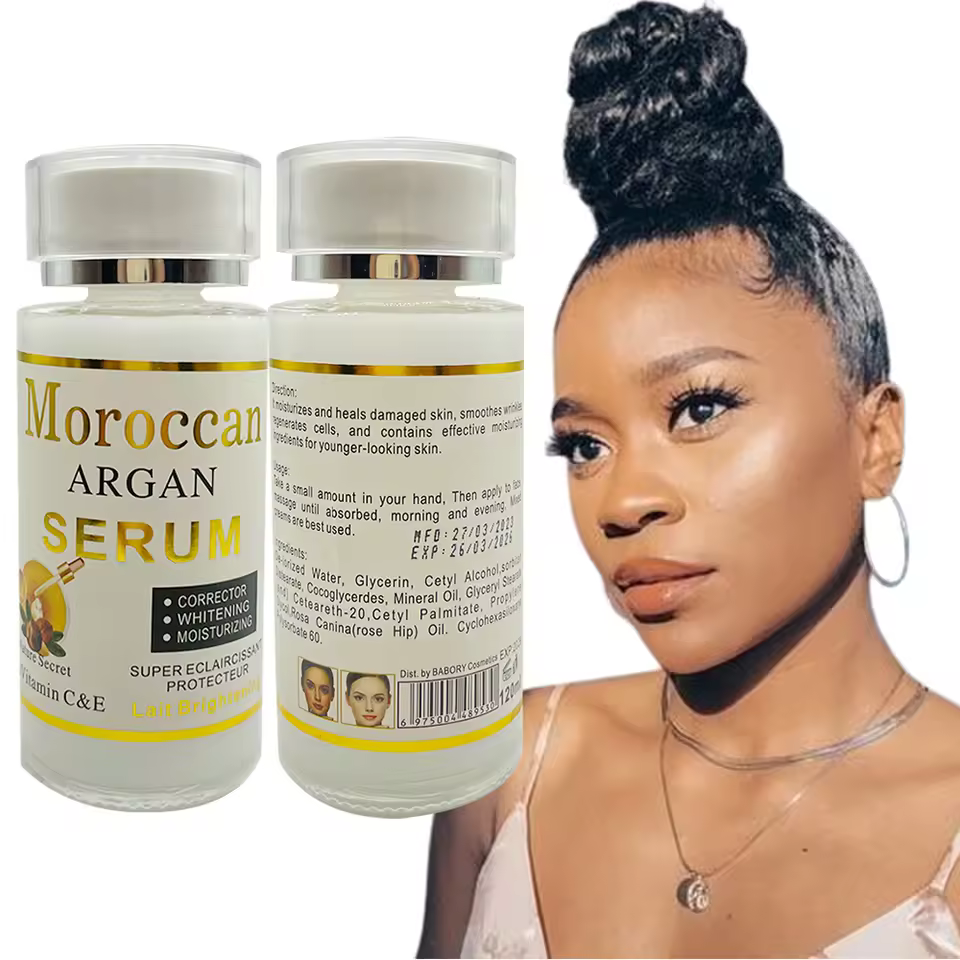 Moroccan Argan Serum Whitening With Vitamin C Hydration Rapid Complexion Lightening Blanchissante Essence Buy Bulk For Resale