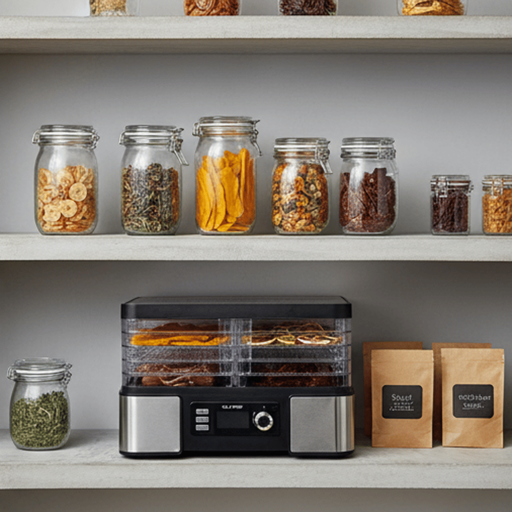 5 Tray Food Dehydrator with LCD Display Timer and Low Noise Level