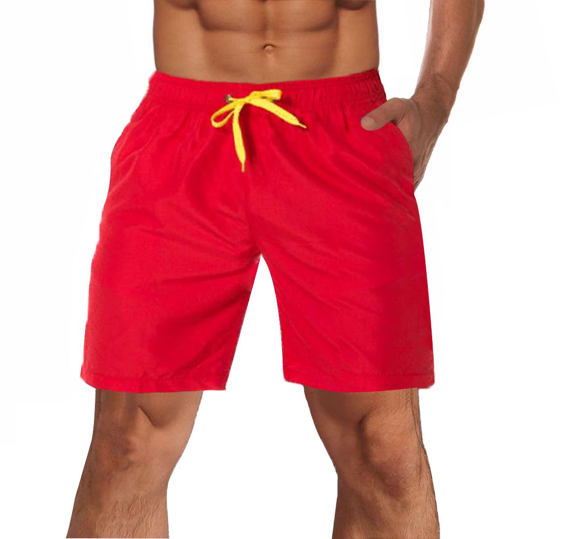 Wholesale OEM Men's Surfing Shorts Quick Dry Beach Color Breathable Swim Shorts