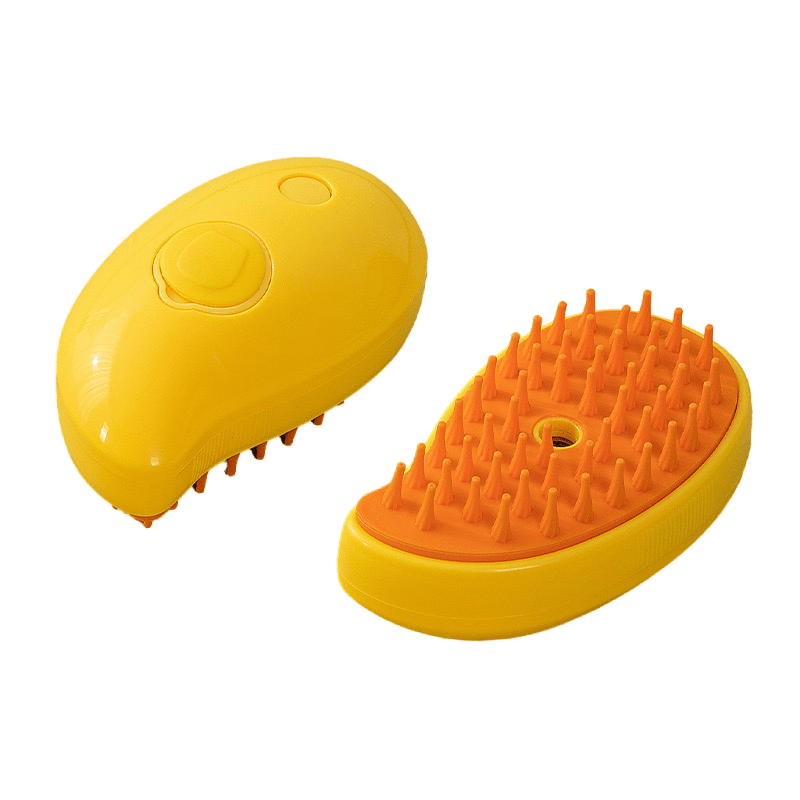 Ultimate Pet Grooming Brush with Electric Massage Functionality
