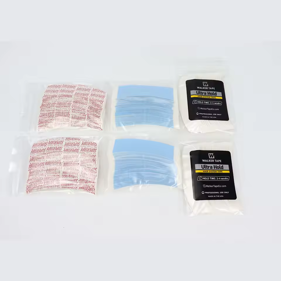 36pcs/lot White Ultra Hold Tape Red Duo-tac Lace Front Blue Double Supertape For Toupee Lace Wig Tape Hair Adhesive Tape