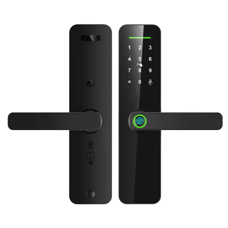 Factory Direct Sale Anti-theft Fingerprint Door Lock 5050 Mortise Password Nfc Wifi Smart Locks For Front Door
