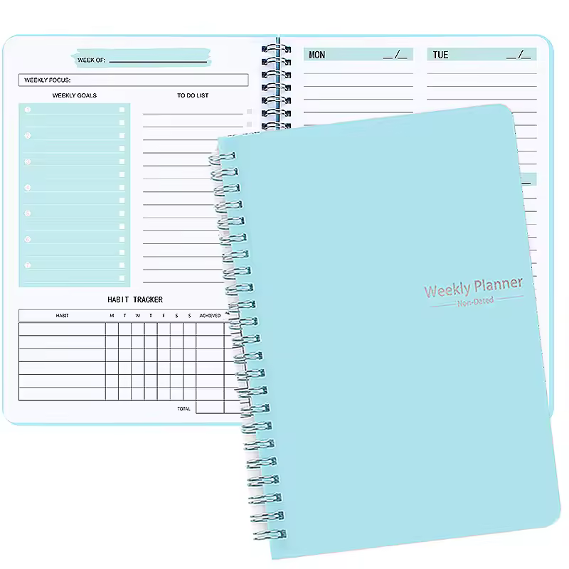 2025 Wholesale Planners And Organizers Spiral Daily Planner Weekly Monthly A5 Notebook Budget Agenda Undated