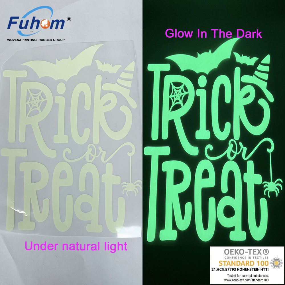 Glow in The Dark Lights Night Reflective Vinyl Luminous Heat Transfer Label