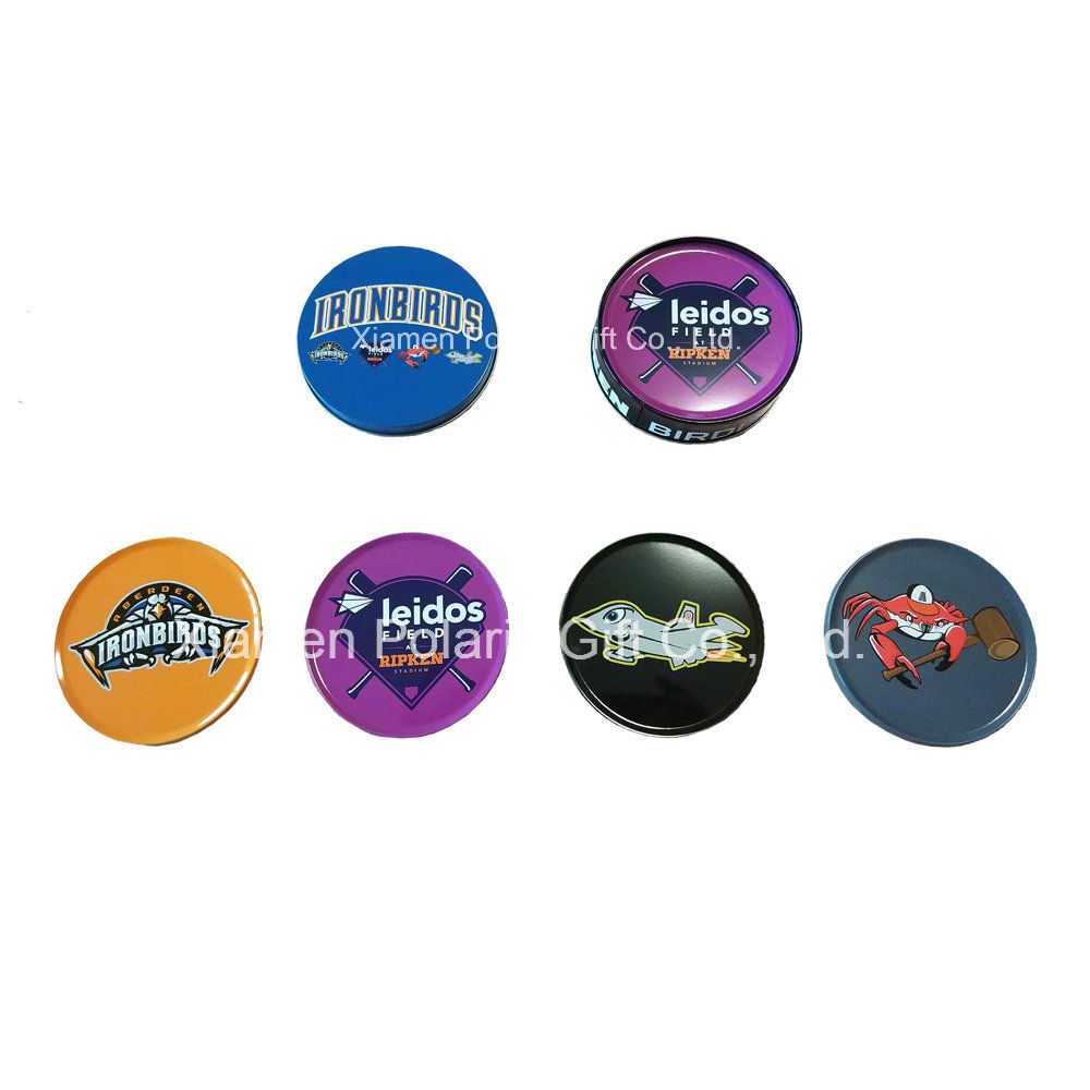 Promotional Cmyk Printing Drink Tin Cork Coaster Set