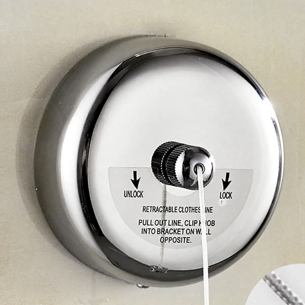 Portable Heavy Duty Indoor and Outdoor Washing Line with Wall Mount