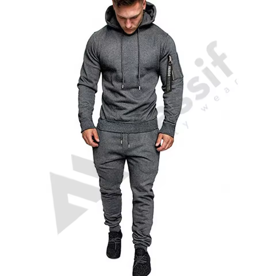 2021 Winter Men's Slim Fit Xxl Track Suits Custom Logo Premium Tech Fleece Jogger Sets Breathable Pakistan Factory Private Label