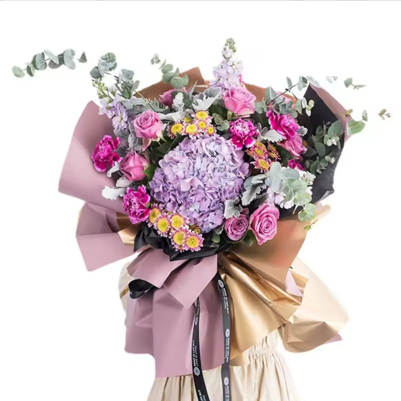 Inunion Waterproof Florist Fresh Flowers Bouquets Tissue Wrapping Paper,Multi Colors Gifts Packaging Flower Wrapping Paper